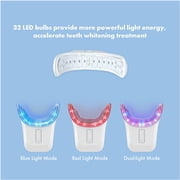 GlorySmile Teeth Whitening Set - 32 LED units, 4 gel packs. Suitable for sensitive teeth.