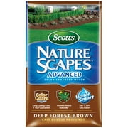 Scotts Nature Scapes Advanced Color Enhanced Mulch, Deep Forest Brown, 2 Cu. Ft.