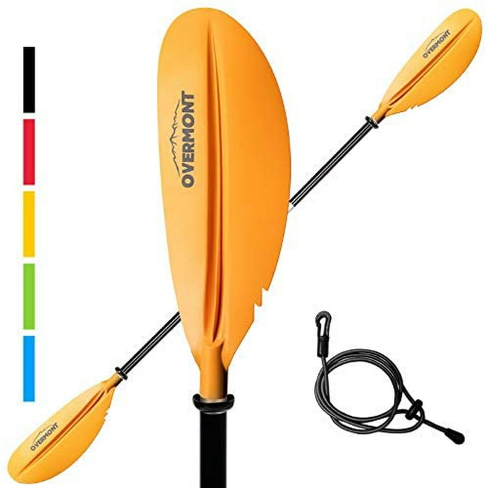 Overmont Kayak Paddle 90.5in/230cm Heavy Duty Aluminum Alloy Lightweight Boating Oar for