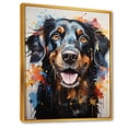 thumbnail image 2 of Designart "Delightful Dachshund IV" Animals Dog Floater Framed Wall Art Prints, 2 of 5