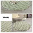 thumbnail image 5 of 50x50cm Living Room Rug Cream Wind Round Carpet Sofa Round Floor Mat Living Room Tea Table Velvet 19.69x19.69 Inches, 5 of 7