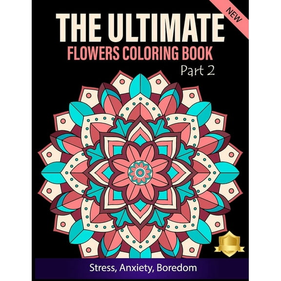 The Ultimate Flower Coloring Book (Paperback)