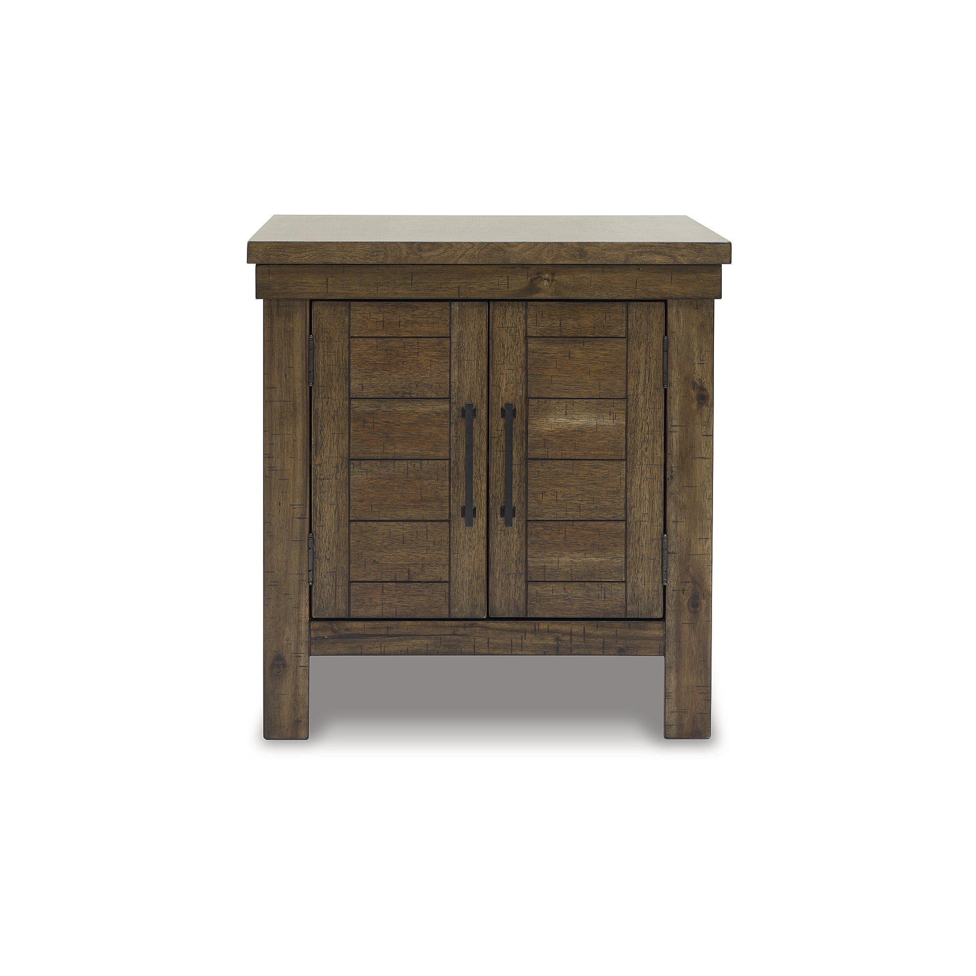 Signature Design by Ashley Casual Moriville End Table, Grayish Brown