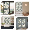 thumbnail image 7 of Blueberry Spring Leaves Window Privacy Film, Beige Botanical Branches Static Cling UV Sun Blocking Heat Control Window Tint Day and Night, Non-Adhesive One Way Windows Privacy Cover 17.7''x39.3'', 7 of 7