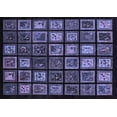 thumbnail image 1 of Ahgly Company Machine Washable Indoor Rectangle Abstract Blue Modern Area Rugs, 2' x 5', 1 of 4