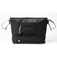 thumbnail image 2 of Bababing Stroller Caddy Organizer - Black - Compatible with All Strollers - Quick Attach with Adjustable Clips - Holds 2 Bottles, Large Central Pouch for Snacks, Phones, Essentials - Secure Zip Pocket, 2 of 5