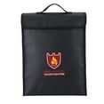 thumbnail image 2 of Double Sided Lightweight Waterproof Fire Resistant Pouch, Fireproof Bag, Money For Document LiPo Battery File, 2 of 8