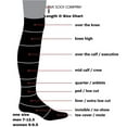 thumbnail image 4 of Men's Over the Calf Polka Dot Dress Socks Biz Dots Black (M), 4 of 4