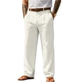 thumbnail image 2 of Men's Lightweight Sports Casual Straight Leg Pants for Jogging, Hiking, and Daily Casual WearLight GrayL, 2 of 5