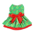 thumbnail image 3 of Vestido para cachorro NikouMX Vestido de perro con tema navideño lindo verano para fiesta de Navidad, 3 of 8