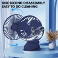 thumbnail image 4 of Super Strong Wind Power Adjustable In Five Gears Clip-on Clamped Placed On The Desk Hanged Three-way Electric Fan Ultra-quiet, 4 of 7