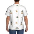 thumbnail image 2 of Naloa Rabbit Blowing Dandelions Men's T-Shirt Sport T-shirt Men's Basic Tee Casual Men's Shirt, Round Neck, Short Sleeves - Medium, 2 of 5