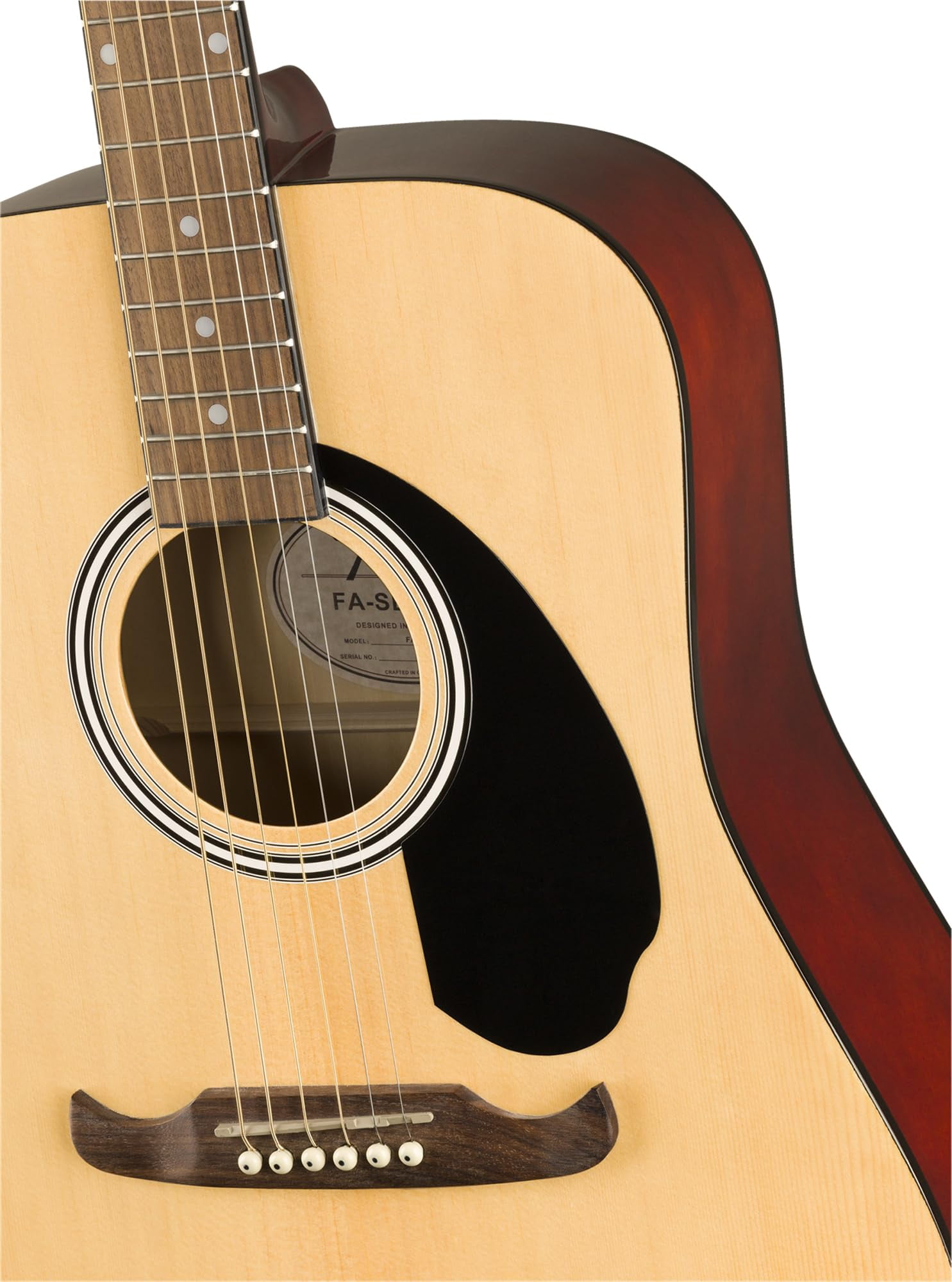 Fender FA-125 Dreadnought Acoustic Guitar - Natural w/ Gig Bag
