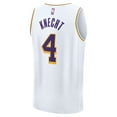 thumbnail image 3 of Men's Fanatics Dalton Knecht White Los Angeles Lakers Fast Break Replica Player Jersey - Association Edition, 3 of 3