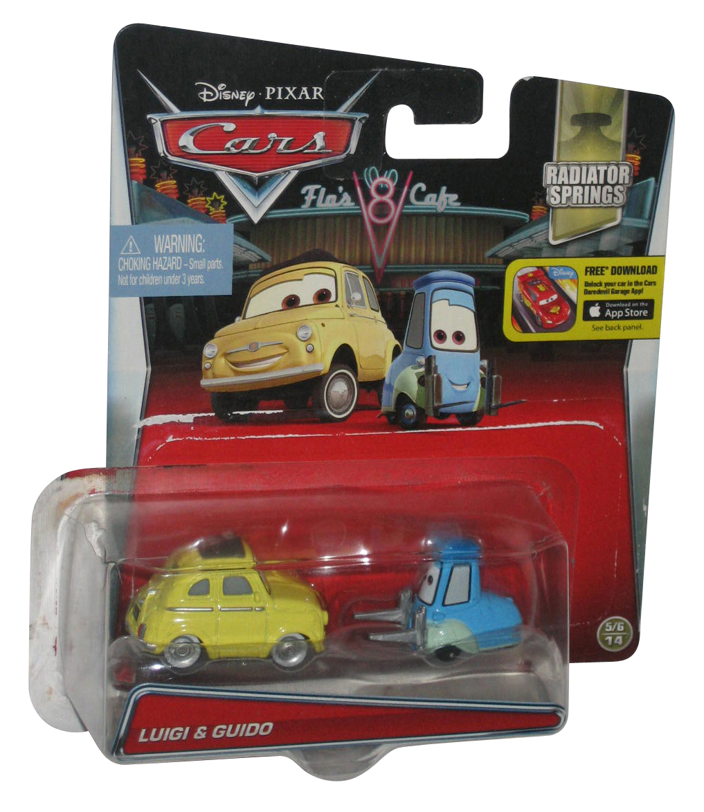 Disney Pixar Cars Movie Radiator Springs Luigi & Guido Toy Car Set