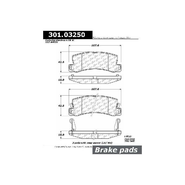 Go Parts Oe Replacement For 1988 1999 Toyota Camry Rear Disc Brake Pad Set For Toyota Camry Walmart Com Walmart Com