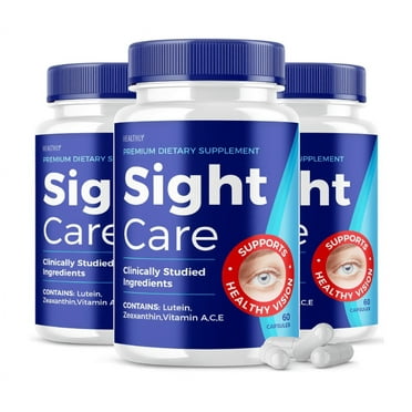 (3 Pack) Sight Care 20/20 Vision Support Vitamins Official Formula Sight Care Supplement Eye Health Formula (180 Capsules)