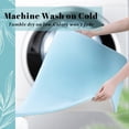 thumbnail image 6 of Bathroom Rugs, Ultra Absorbent & Non-Slip Memory Foam Bath Rugs, Machine Washable Bathroom mats, Soft Velvet Bath Mats，Easier to Dry for Bathroom Floor Rugs (17"×24", Spa Blue), 6 of 6