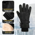 thumbnail image 4 of REDESS Winter Waterproof Gloves for Women Ski Snow Snowboard Touchscreen Black Touchscreen Gloves, 4 of 7