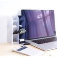 thumbnail image 3 of Multi-function 4 Grids Desktop Storage Box Case Sub-grid Make Up Sub-grid Make Up Cosmetic Holder Desk Pen Pencil Organizer, 3 of 8