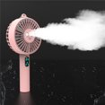 thumbnail image 1 of MesaSe Portable Handheld Misting Fan Mini USB Rechargeable Personal Cooling Fan Mister Humidifier Portable Spray Handhold Fan with 3 Speeds Setting for Home Office Travel - by, 1 of 7