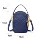 thumbnail image 2 of Bolso para Teléfono Móvil Vhermosa Cruzado Moda Todo Portátil Un Hombro Azul, 2 of 5