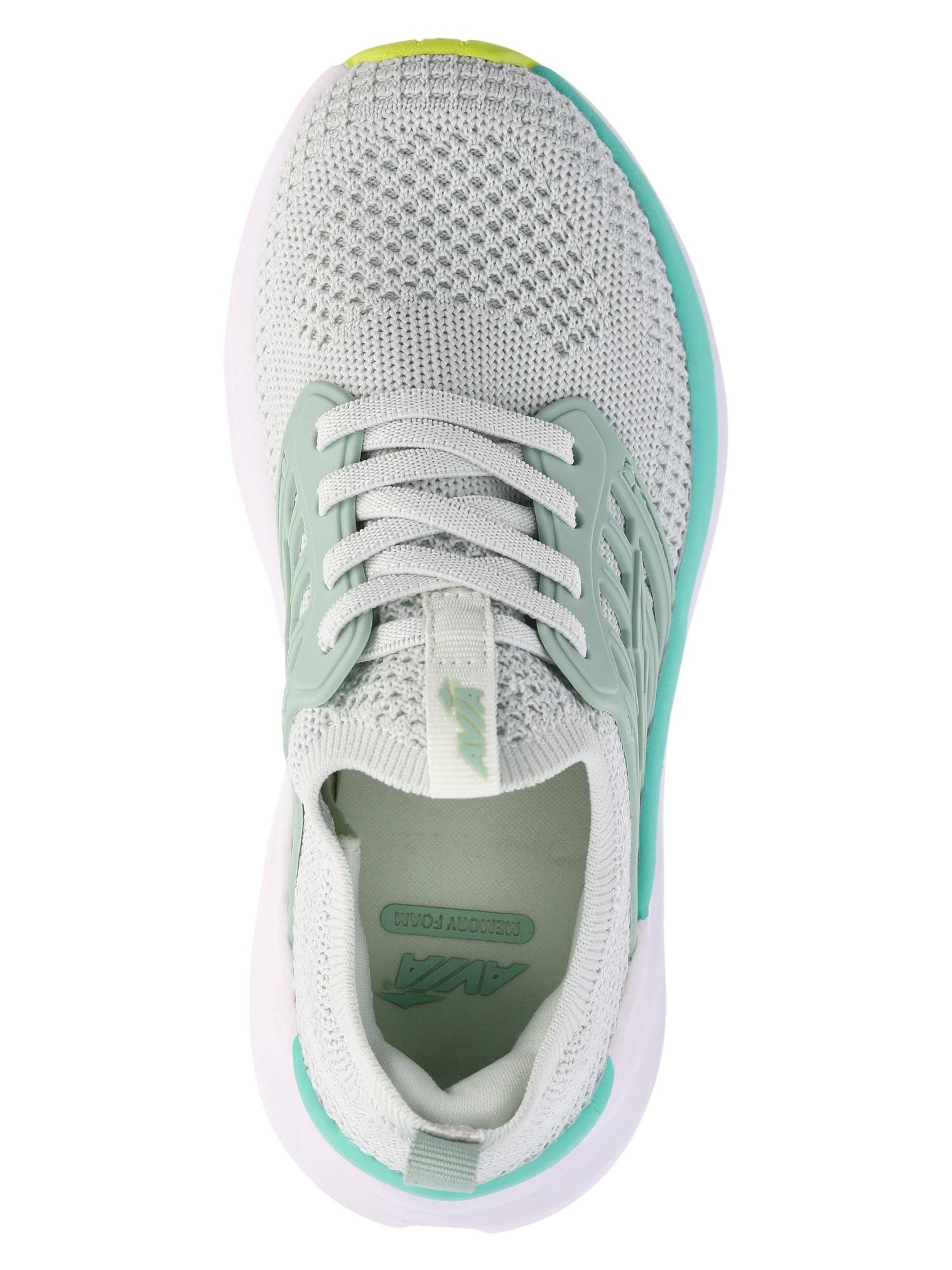 Avia Little and Big Girls Cage Knit Sneakers