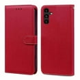 thumbnail image 2 of Allytech Wallet Case for Samsung Galaxy A13 5G, Luxury Litchi Synthetic Leather Flip Protective Cases Cover with Card Holder Detachable Wrist Strap Kickstand, Red, 2 of 7