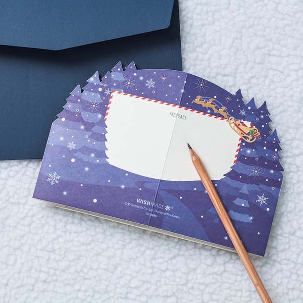Pop Up Christmas Cards 1 Pack 3D Merry Christmas Greeting Cards 2022 Holiday Cards Tarjetas de Navidad Popup hechas a mano para Navidad, vacaciones, tarjeta de felicitación de pista de hielo LingWen 9024715172778