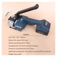 thumbnail image 3 of Automatic Strapping Machine PP PET Belt Packing Machine Portable Wrapping Tool Hot Melting Baler ,Enhanced Work Efficiency, 3 of 4