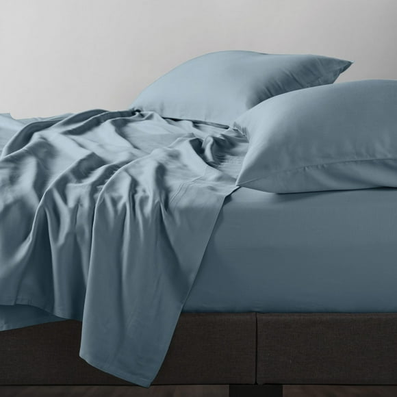 Allswell 300 Thread Count Soft & Silky 4-Piece Viscose from Bamboo Sateen Sheet Set
