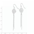 thumbnail image 2 of Sterling Silver Dangle Shepherd Hook Earrings QE8982, 2 of 2