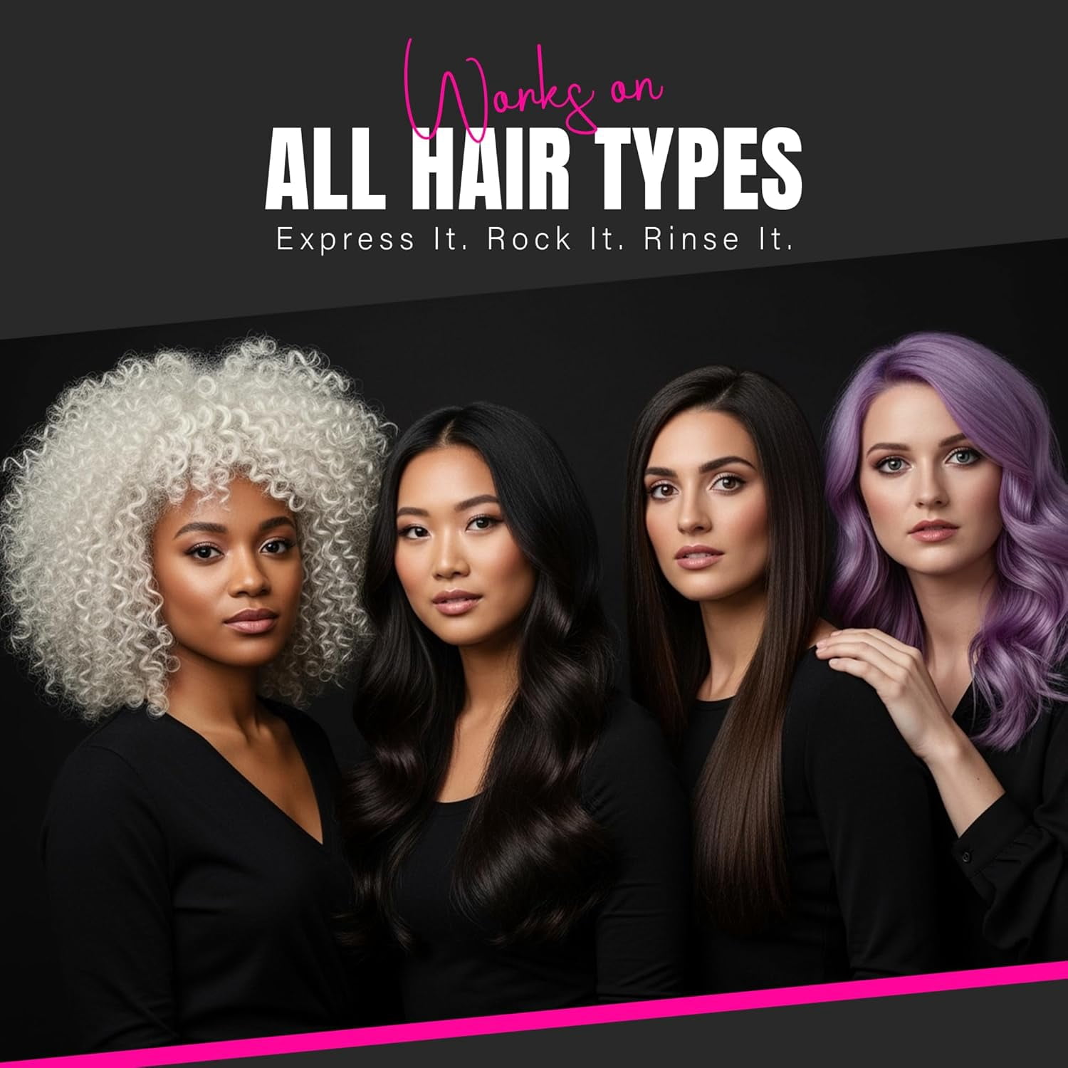 (2 pack) Herbishh Koloret Pastel Pink Hair Tint Spray (69g), Washable Temporary Color Mist for Light Hair, Quick-Dry, Non-Sticky Spray for Women, Travel-Friendly Root Touch Up