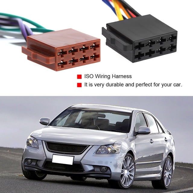 Car Audio Line Plug Connector Interior ISO Wiring Harness for with Easy Installation