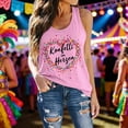 thumbnail image 2 of Gpoecd Camisoles Grande Taille pour Femmes Camisole Mode pour Carnaval Fête Tenue Décontractée Confortable Extensible Sans Manches Camisoles pour Femmes Rose,m, 2 of 4