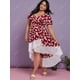 thumbnail image 3 of Vestido de alta calidad con estampado floral de talla grande Rosegal Vestidos Estampados Tallas Grandes, 3 of 5