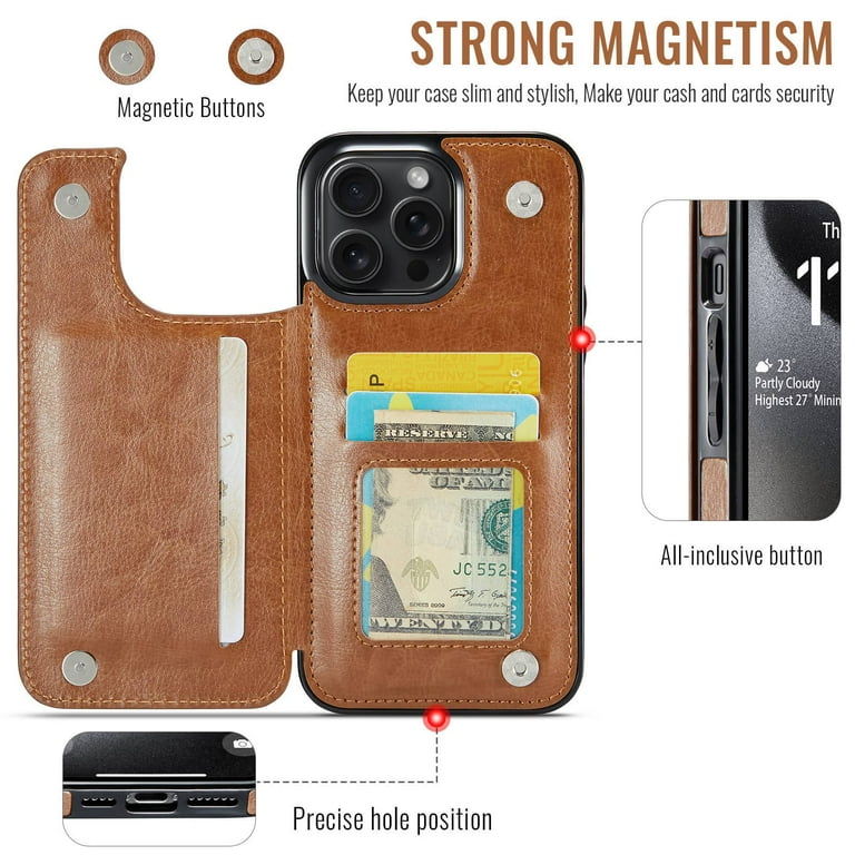 Cell Phone Best Iphone 11 Pro Case With Card Holder Cell Phone Best Iphone 11 Pro Case With Card Holder VANAVAGY Wallet Case  For IPhone 14,