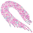 thumbnail image 2 of Kit de 2800 cuentas de arcilla para hacer pulseras, cuentas planas de polímero Heishi de 6 mm, suministros para hacer joyas, juego de manualidades para fiestas de Navidad., 2 of 6