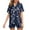 Dark Blue-2, variant on TJAZFJPA Cute Pajama Pants Womens Silk Satin Pajamas Set Two Piece Pj Sets Sleepwear Loungewear Button Down Pj Sets Womens Pajamas Flannel Family Pajamas