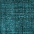 thumbnail image 1 of Ahgly Company Indoor Square Persian Light Blue Bohemian Area Rugs, 4' Square, 1 of 4