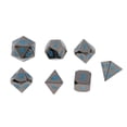 thumbnail image 2 of Juego de dados poliédricos de 7 piezas de aleación de zinc de 7 piezas para mazmorras y dragones, juego de dados RPG, enseñanza de matemáticas D níquel negro Baoblaze Lote de dados poliédricos de aleación de zinc, 2 of 7