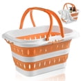 thumbnail image 1 of Cesto Plegable de Plástico para Ropa Sucia con Asa - Canasto Contenedor de Almacenamiento Multiusos, Canastas Organizadoras, Almacenamiento de Cocina, Cesta Ayuda a Ahorrar Espacio, Grande, 1 of 8