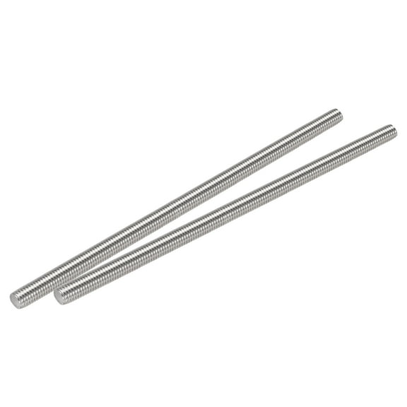 Uxcell M12 x 300mm Fully Threaded Rod 314 Stainless Steel Right Hand Threads 2 Pack