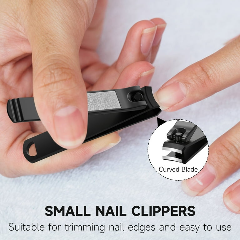 Huauoo Nail Clipper Set, Stainless Steel, 2-Piece photo 3