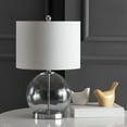 thumbnail image 3 of SAFAVIEH Lonni 22.5 in. H Sphere Glass Table Lamp, Clear, 3 of 10