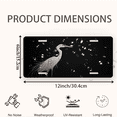 thumbnail image 2 of 1 Pcs Durable License Plate Covers & Frames, Heron For Decorative Front, Waterproof For Decoration Aluminum License Plate Covers & Frames Cover For Men Women, 12" X 6", 2 of 6