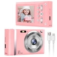 thumbnail image 1 of Cámara Digital para Niños de 1080P, 2,4 Pulgadas, con Enfoque Automático, Compacta para Vlogs, Ideal para Principiantes, Fotografía y Selfies., 1 of 8