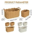 thumbnail image 3 of Storage rack Woven Storage Basket 2025 Woven Basket For Organizing Decor For Living Room Bedroom Baskets For Organizing Woven Rope Storage, 3 of 9