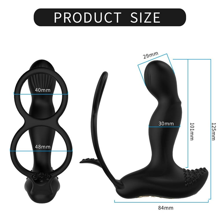 TY Heating Function Remote Control Penis Rings Insertable Plugs Promote The  Recovery of Prostatitis,Wireless Wearable Prostate Massager for  Men,Waterproof 7 Vibration Modes Anal Vibrators - Walmart.com