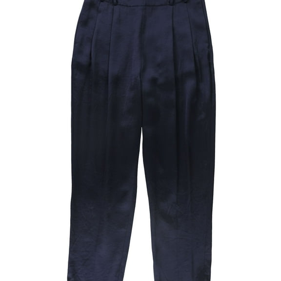 Vince Camuto Womens Paperbag Casual Trouser Pants, Blue, 0